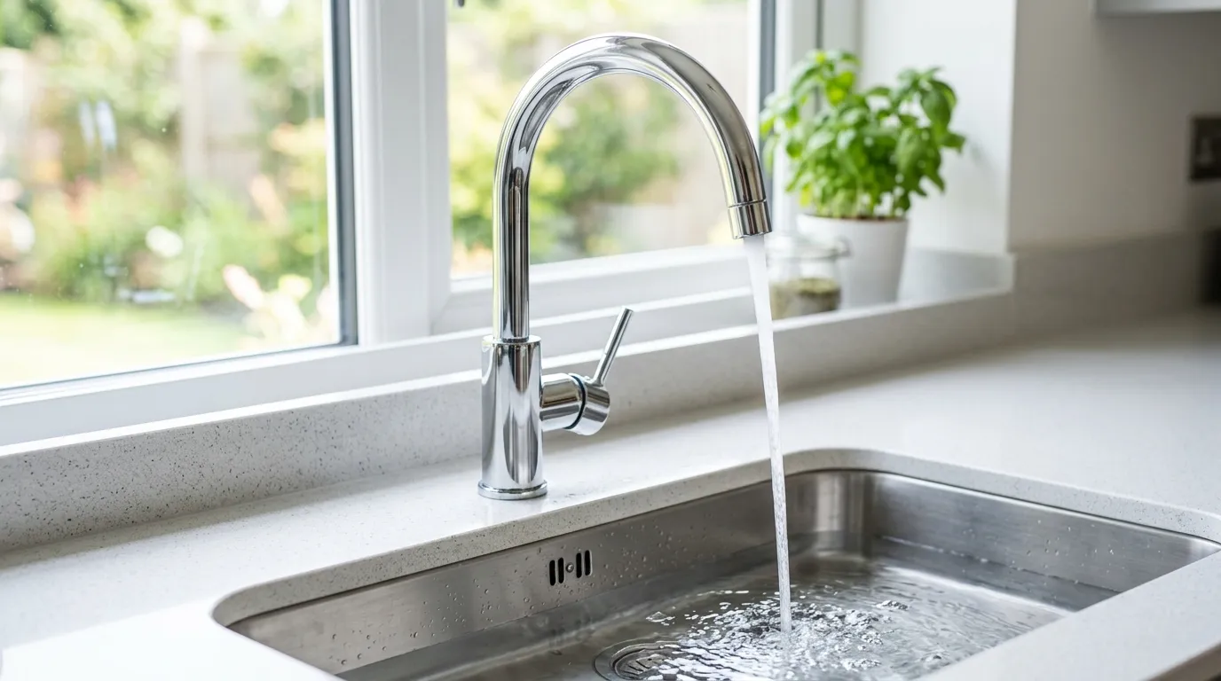 Local Plumbing Master Pros same day plumber fixing a faucet in New Auburn, MN